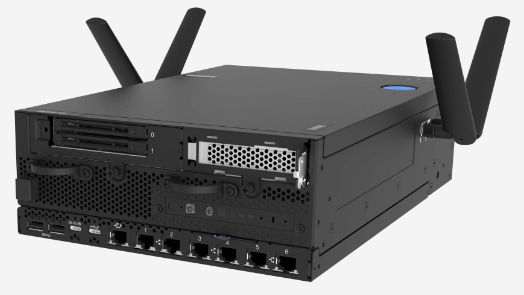 Front view of Lenovo ThinkEdge SE360 V2