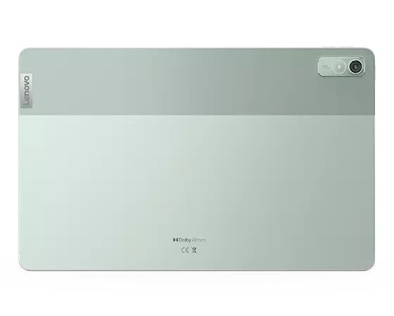 Rear view of Sage Lenovo Tab P11 tablet