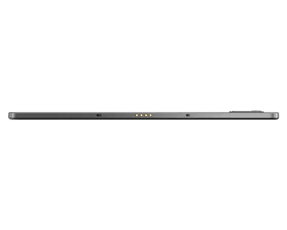 Storm Grey Lenovo Tab P11 tablet bottom profile view