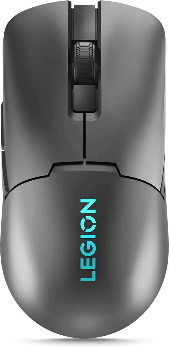Closeup of Lenovo Legion gaming mouse