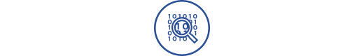 Line art icon depicting the managed and transparent Lenovo open cloud architecture 