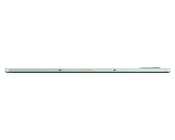 Bottom profile view of Sage Lenovo Tab P11 tablet