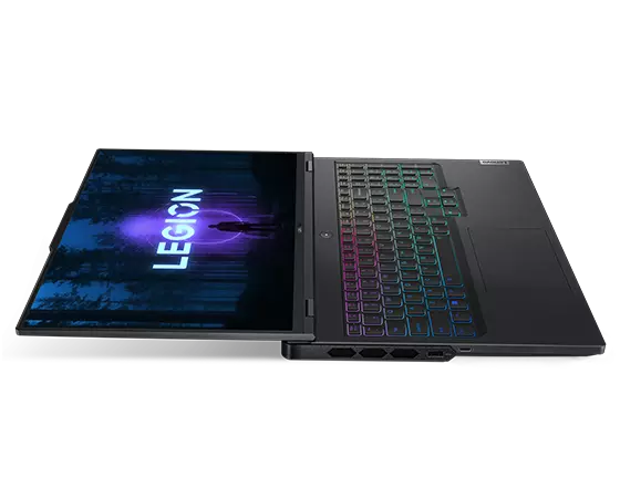 Legion Pro 7i Gen 8 (16” Intel) laying flat and fully opened